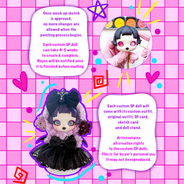 Dawn - Custom Skullpanda Doll Commission