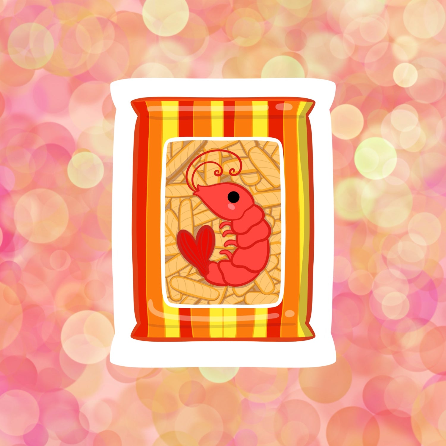 Shrimp Crackers - Sticker