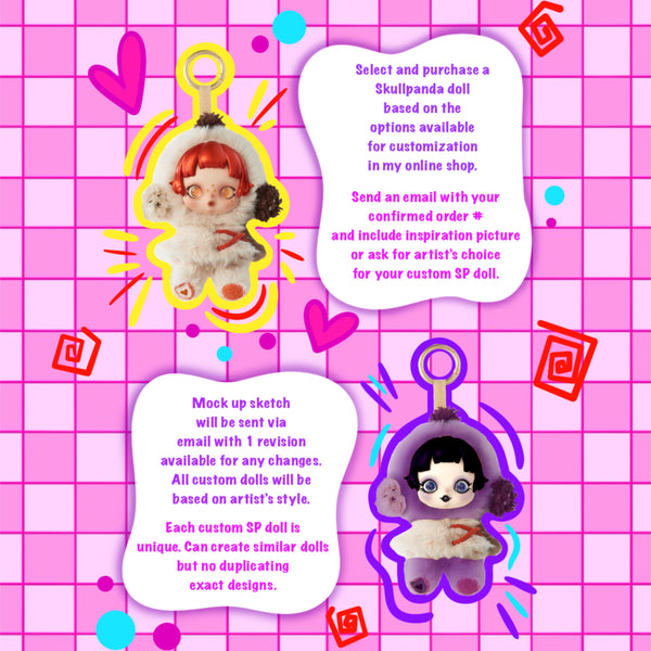 Dawn - Custom Skullpanda Doll Commission