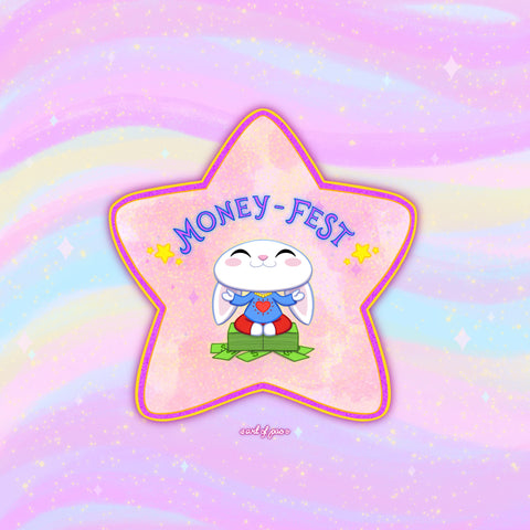Money-festation- Sticker