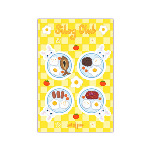 Silog Club - Sticker Sheet