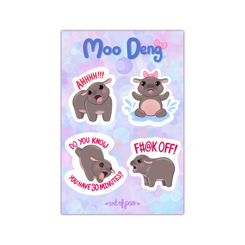 Moo Deng - Sticker Sheet